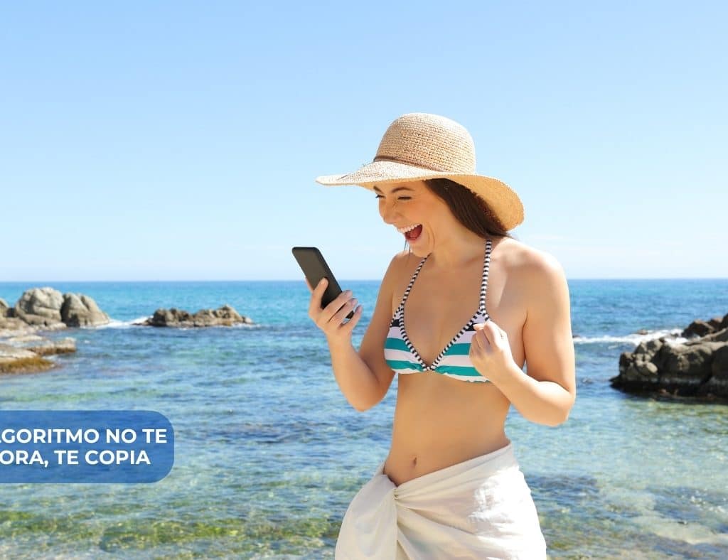 algoritmo de redes sociales en verano