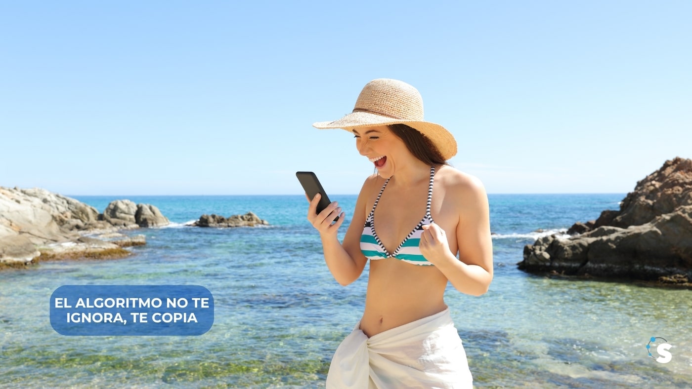 algoritmo de redes sociales en verano